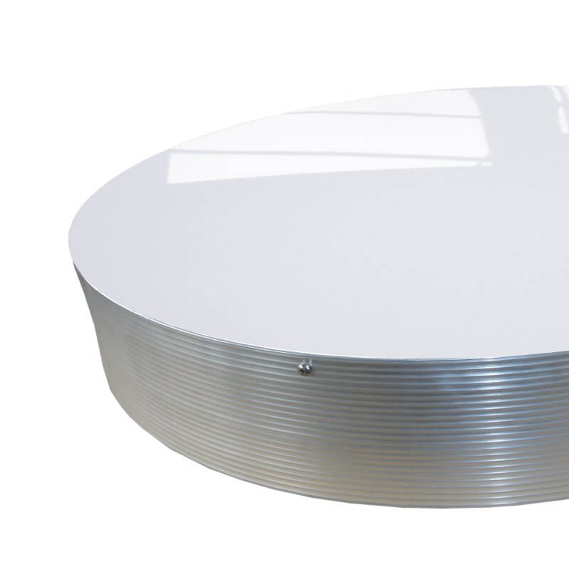 Leuchtkasten LED rund, einseitig, mit Scheibe 800mm x 800mm